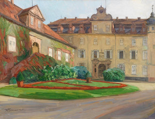 Wilhelm Trbner - Schlohof in BadenBaden im September.webp