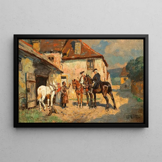 Wilhelm Velten - Resting at the Blacksmiths.webp