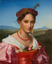Portrait einer Frau aus Velletri in traditioneller Tracht - Wilhelm Wach — Ansicht des Kunstwerks