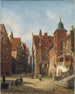 Rue à Hambourg Études en architecture - Wilhelm von Hanno — Ansicht des Kunstwerks