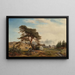 Landschaft mit Jägern - Wilhelm von Mörner — gerahmtes Bild an der Wand