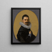 Portrait eines Mannes - Willem Cornelisz. Duyster — gerahmtes Bild an der Wand