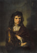 Portrait eines jungen Mannes - Willem Drost — gerahmtes Bild an der Wand