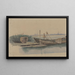 Quai mit Fischerbooten - Willem Gruyter Jr. — gerahmtes Bild an der Wand