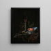 Wein- und Obstschale - Willem Kalf — gerahmtes Bild an der Wand