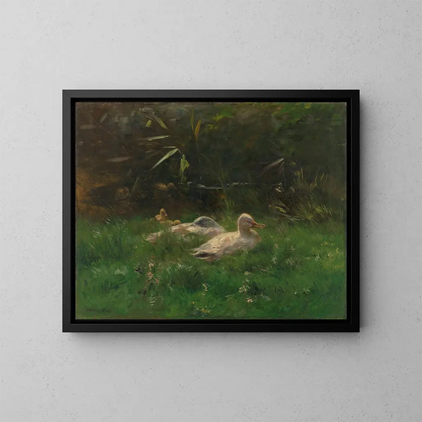 Enten - Willem Maris — gerahmtes Bild an der Wand