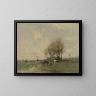 Willem Maris - Weide met koeien.webp
