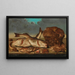 Naturmorte mit Fisch - Willem Ormea — gerahmtes Bild an der Wand