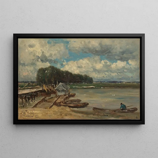 Willem Roelofs - De brug over de IJssel bij Doesburg.webp