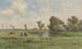 Prairie mit Kühen - Willem Roelofs — Ansicht des Kunstwerks