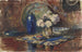 Stillleben mit blauer Flasche und Blumenvasen - Willem Roelofs II — Ansicht des Kunstwerks