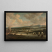 Brand der englischen Flotte bei Chatham, Juni 1667 - Willem Schellinks — gerahmtes Bild an der Wand