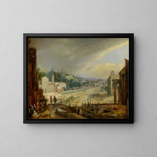 Willem van Nieulandt the younger - A View on the Campo Vaccino in Rome.webp