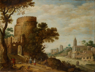 Willem van Nieulandt the younger - Roman Landscape with Shepherds.webp