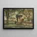 Haus des Bauern - Willem van Schaik — gerahmtes Bild an der Wand