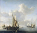 Boote vor der Küste - Willem van de Velde der Jüngere — Ansicht des Kunstwerks