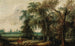 Landschaft mit Bäumen und Jägern - Willem van den Bundel — Ansicht des Kunstwerks