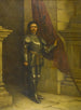 Portrait eines Edelmanns in Rüstung - William Anstey Dolland — Ansicht des Kunstwerks