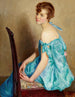 Frau in Blau - William Arber Brown Kirkpatrick — Ansicht des Kunstwerks