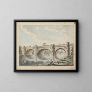 William Beilby - Bridge at Alnwick Castle Northumberland.webp