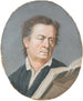 Portrait eines Mannes beim Lesen - William Berczy — Ansicht des Kunstwerks