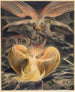 Der große rote Drache und die Frau in Sonnenkleidung - William Blake — Ansicht des Kunstwerks