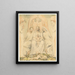 Die Heilige Familie Der Christus im Schoß der Wahrheit - William Blake — gerahmtes Bild an der Wand