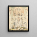 Die Heilige Familie auch bekannt als Christus im Schoß der Wahrheit - William Blake — gerahmtes Bild an der Wand