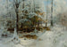 Ruhiger Winternachmittag - William Bliss Baker — Ansicht des Kunstwerks