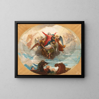 William Bouguereau - Etude pour le plafond de la Chapelle de Vierge  la Rochelle.webp