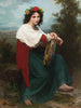 L'Italienne au tambour de basque - William Bouguereau — Ansicht des Kunstwerks