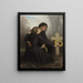 Der Tag der Toten - William Bouguereau — gerahmtes Bild an der Wand