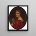 Marguerite - William Bouguereau — gerahmtes Bild an der Wand