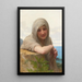 Souvenir - William Bouguereau — gerahmtes Bild an der Wand