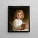 Le Livre d'Histoire - William Bouguereau — gerahmtes Bild an der Wand