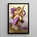 L'Enlèvement de Psyché - William Bouguereau — gerahmtes Bild an der Wand