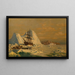 Ein Vorfall bei der Waljagd - William Bradford — gerahmtes Bild an der Wand