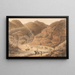 Passage dans les montagnes entre Nisa et Villa Velha - William Bradford — gerahmtes Bild an der Wand