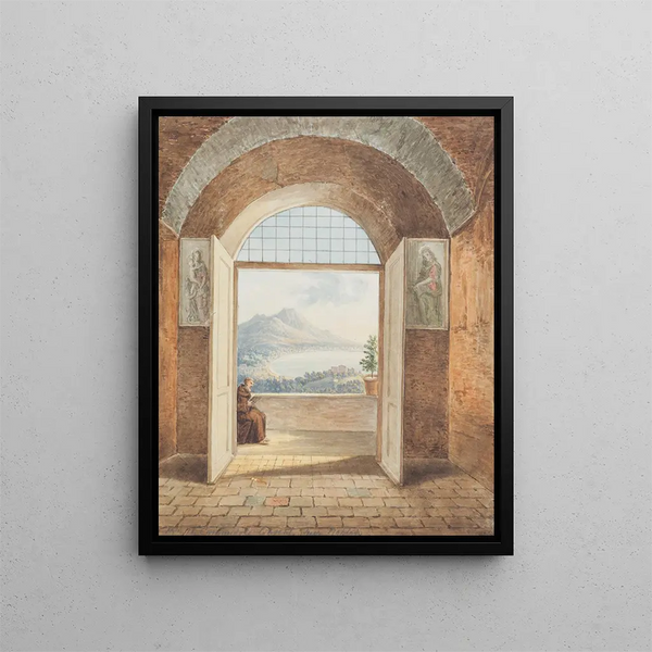 William Brockedon - From the Caminidole Convent near Naples.webp