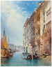 Eine Gondel auf dem Großen Kanal von Venedig - William Callow — Ansicht des Kunstwerks