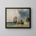 Eingang in den Hafen - William Callow — gerahmtes Bild an der Wand