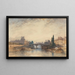 Vue du Pont Royal - William Callow — gerahmtes Bild an der Wand