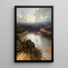 Ein australischer Fjord - William Charles Piguenit — gerahmtes Bild an der Wand
