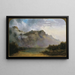 Mont Olympe, Lac St Clair, Tasmanien, Quelle des Derwent - William Charles Piguenit — gerahmtes Bild an der Wand