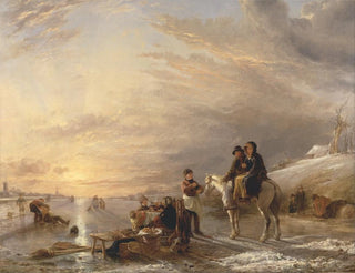 Szene von Eis - William Collins — Ansicht des Kunstwerks