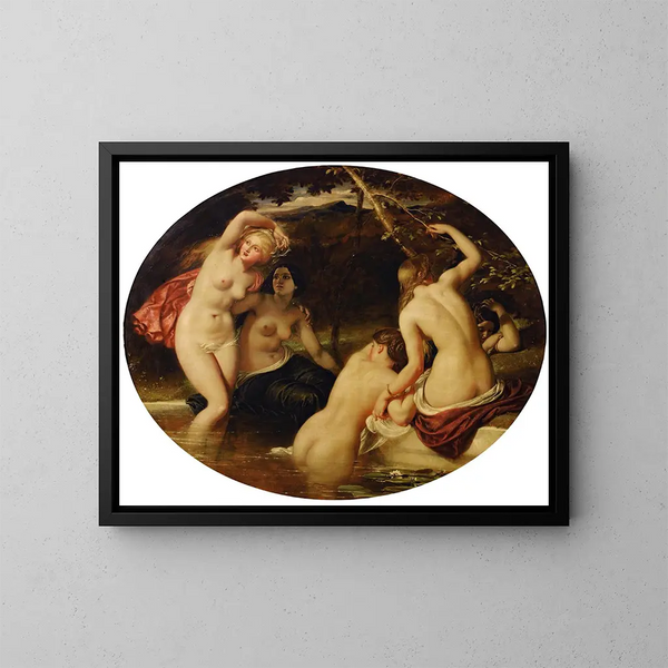 Florinda - William Edward Frost — gerahmtes Bild an der Wand