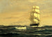 Segelboot vor der Küste von Maine - William Edward Norton — Ansicht des Kunstwerks