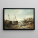 Niedrigwasser in Penzance - William Edward Webb — gerahmtes Bild an der Wand