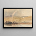 Kanal bei Shenstones The Leasowes - William Ellis — gerahmtes Bild an der Wand