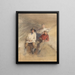 Studie der Jungen auf dem Land - William Evans de Bristol — gerahmtes Bild an der Wand